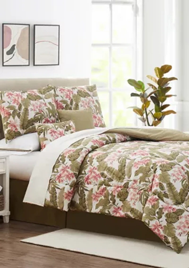 Palm 6 Piece Comforter Set
