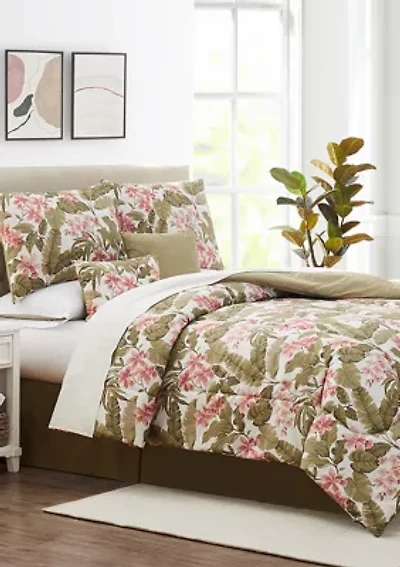 Palm 6 Piece Comforter Set