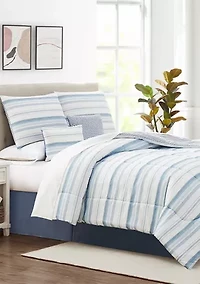 Mason Stripe 6 Piece Comforter Set