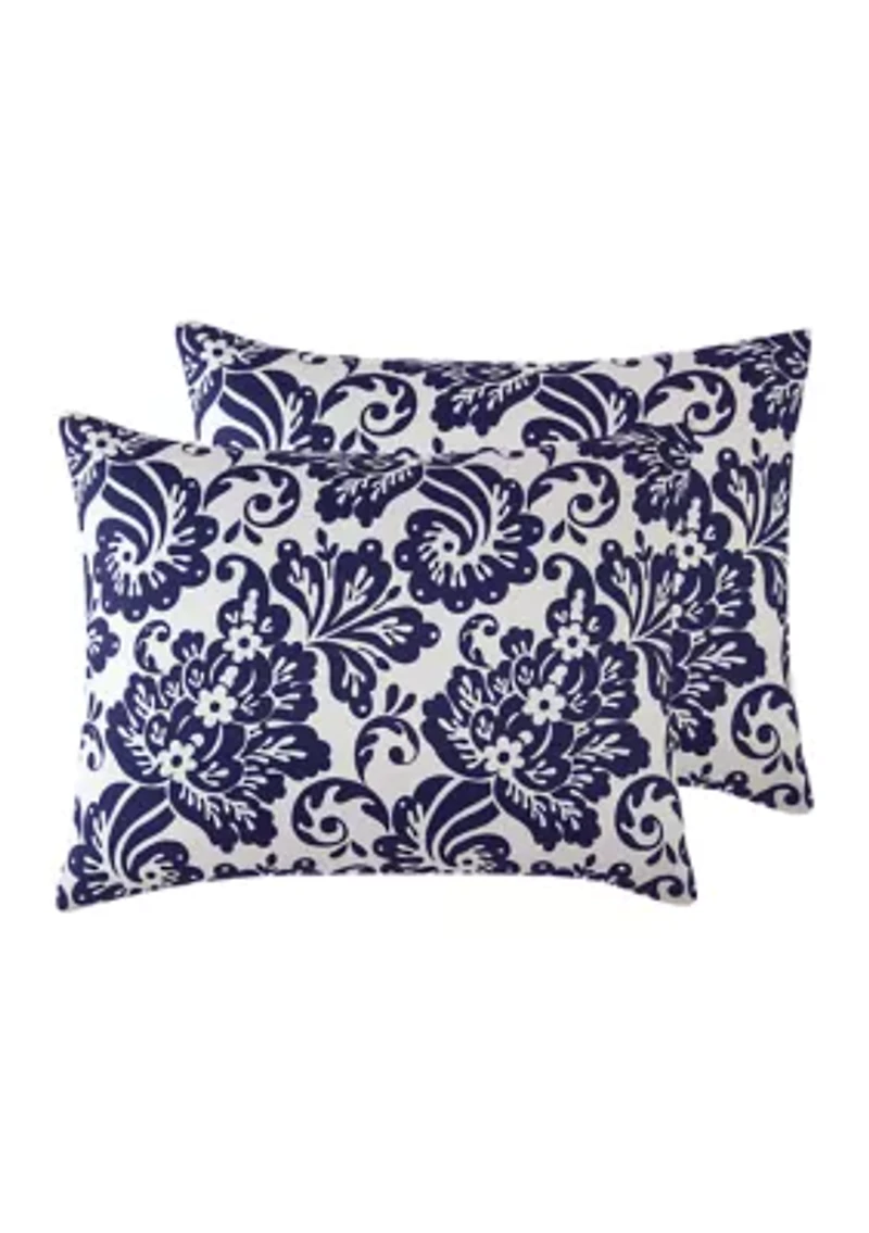 Navy Paisley 6-Piece Comforter Set