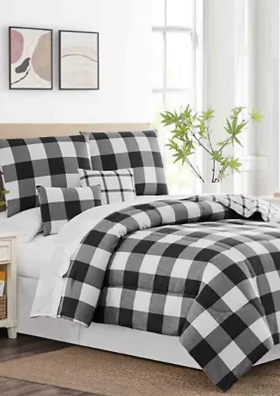 Buffalo Plaid 6-Piece Comforter Set