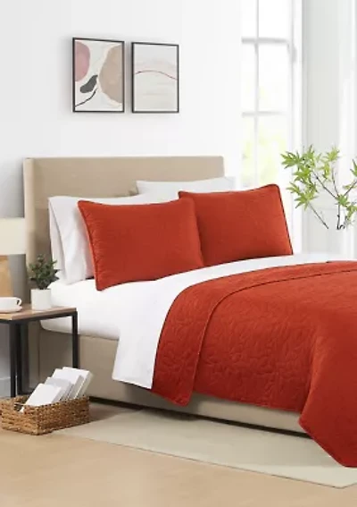 Leaf Stitch Quilt Set