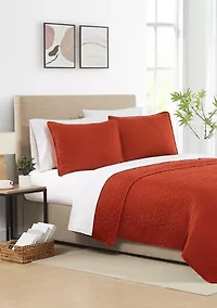 Leaf Stitch Quilt Set