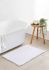 White Bathroom Rug