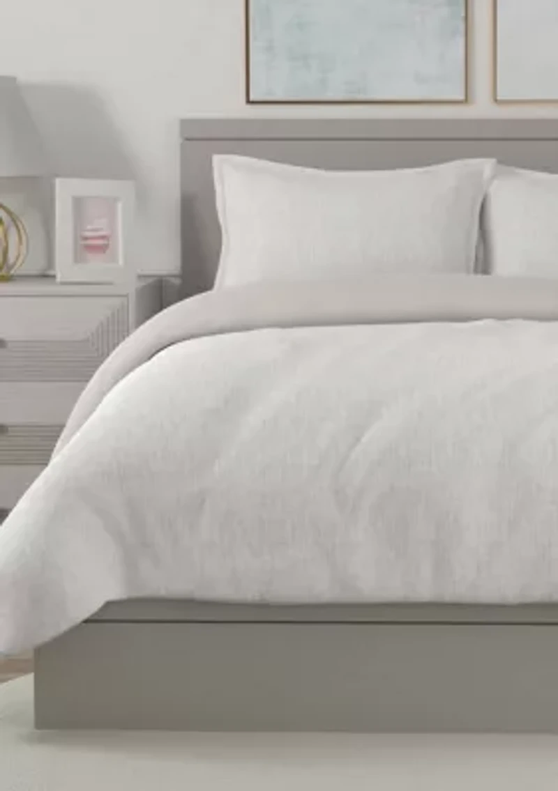 Bennet Slub 3 Piece Comforter Set