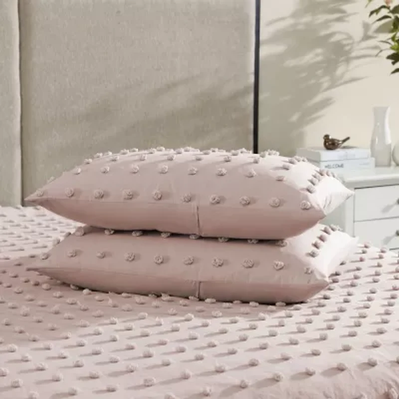 3-Piece Pom Comforter Set