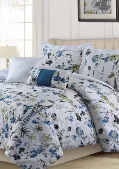 Amalfi 5-Piece 300 Thread Count Cotton Comforter Set