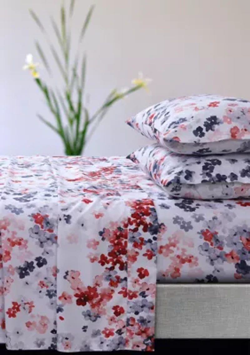 Printed 110 GSM Microfiber Deep Pocket Sheet Set