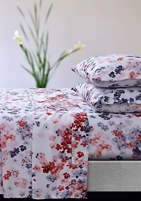 Printed 110 GSM Microfiber Deep Pocket Sheet Set