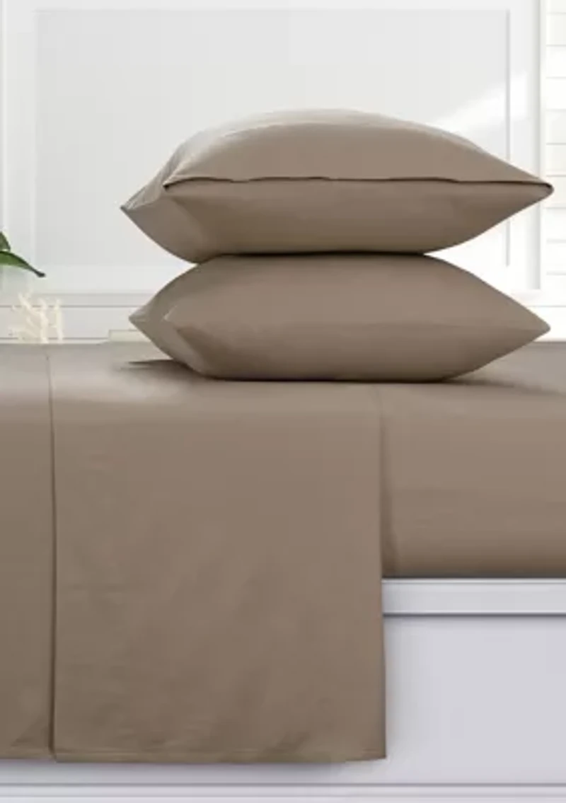 Solid 170-GSM Flannel Extra Deep Pocket Sheet Set