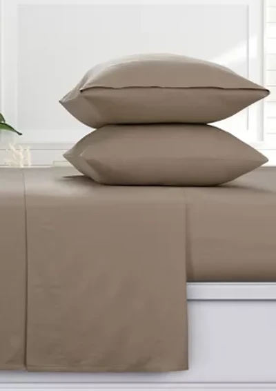 Solid 170-GSM Flannel Extra Deep Pocket Sheet Set