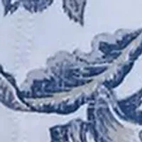 Ayana Floral 170-GSM Flannel Extra Deep Pocket Sheet Set King Grey