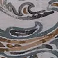 Camilla Paisley 170-GSM Flannel Extra Deep Pocket Sheet Set Full Green