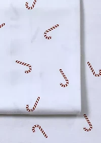Candy Cane 170-GSM Flannel Extra Deep Pocket Sheet Set