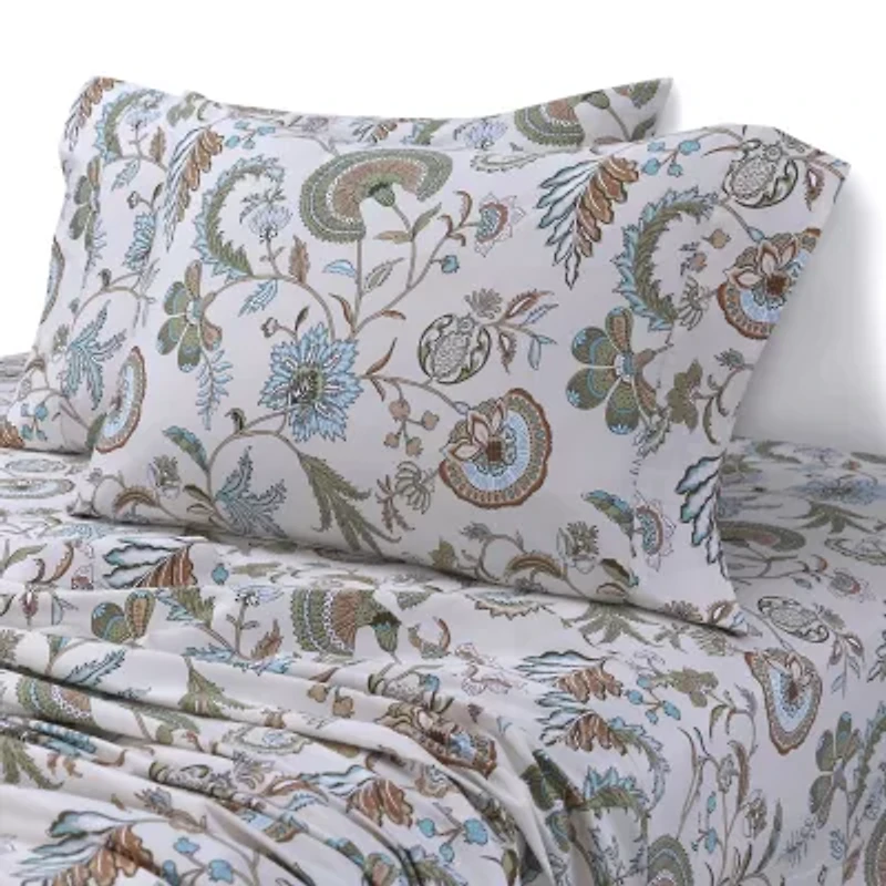 Ingrid Organic Cotton 300 Thread Count Sateen Extra Deep Pocket Sheet Set