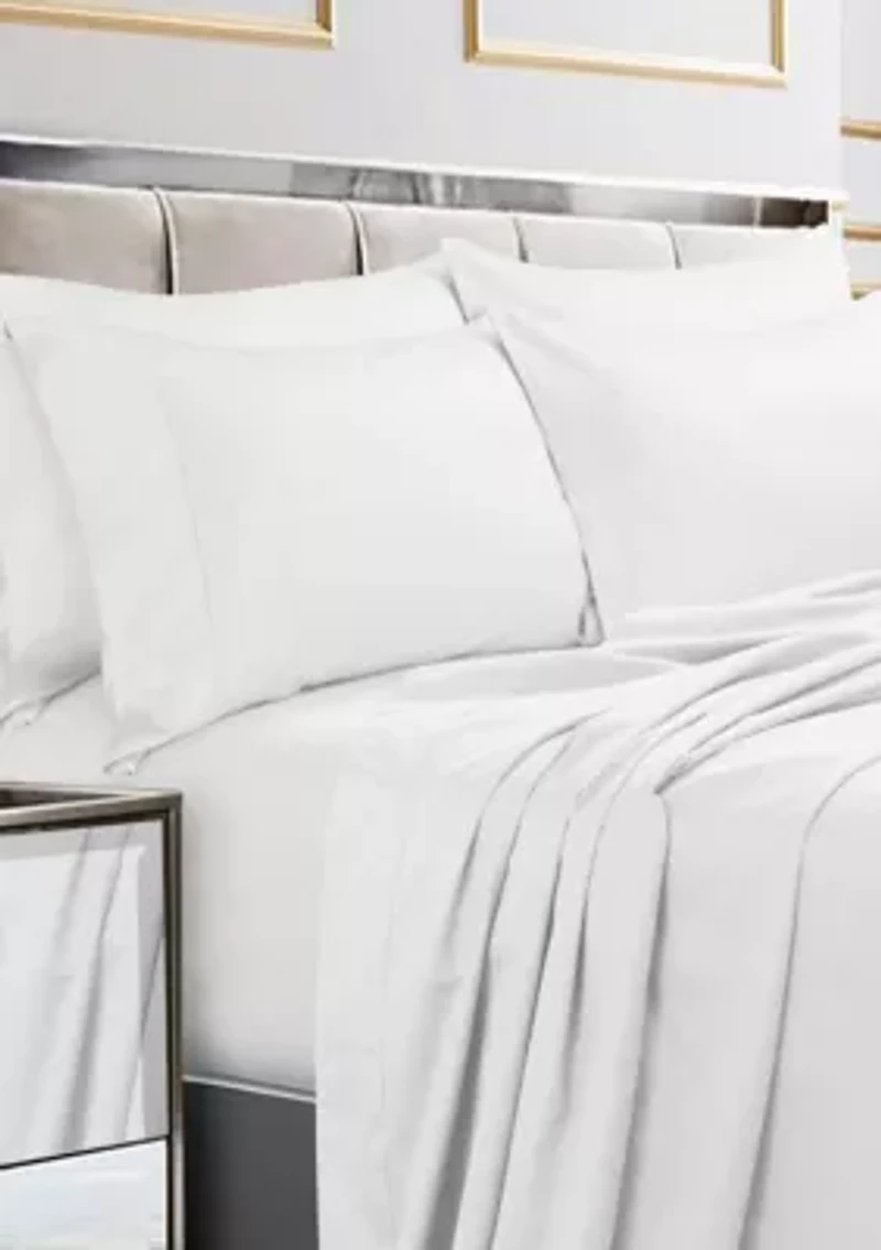 Egyptian Cotton Sateen 6 Piece Extra Deep Pocket Sheet Set
