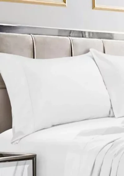 Set of 2 600 Thread Count Egyptian Cotton Sateen Pillowcases