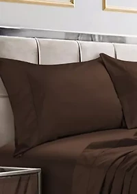 Set of 2 600 Thread Count Egyptian Cotton Sateen Pillowcases