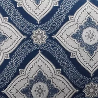 Flannel Damask Printed Extra Deep Pocket Sheet Set