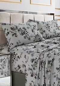 Lisbon Printed Cotton Sateen Extra Deep Pocket Sheet Set