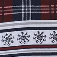 Comfy Stripe 170 GSM Cotton Flannel Printed Pillow Pair