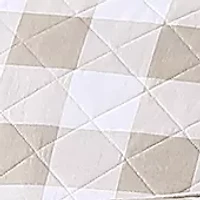 Heirloomed Buffalo Check Blue 3-Piece Quilt Set