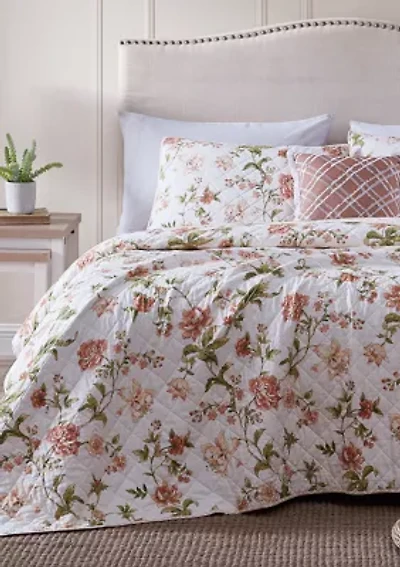 Cherry Blossom 3-Piece Quilt Set