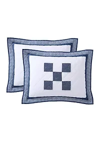 Block Checkerboard 3-Piece Quilt Set