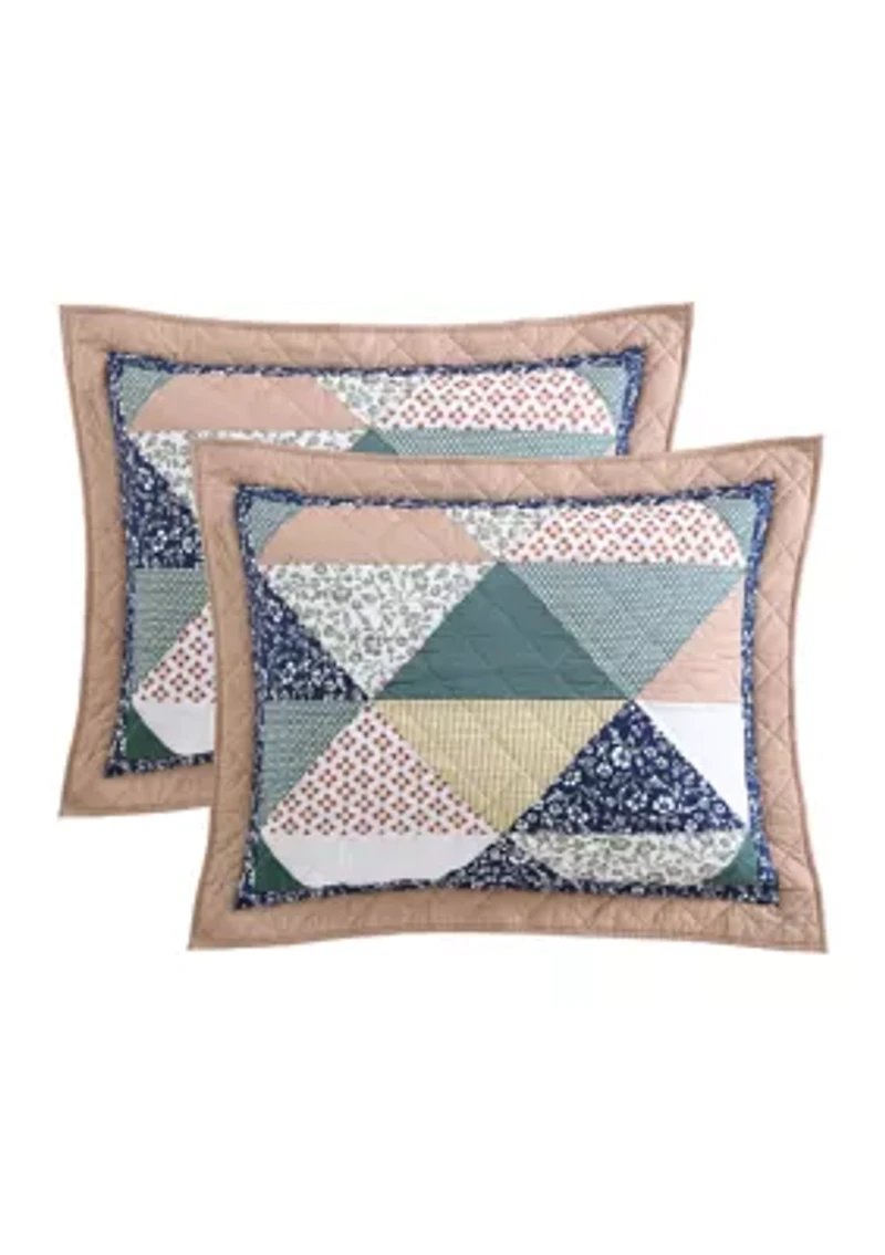 Floral Patchwork Quilt Set