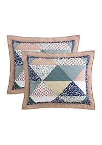 Floral Patchwork Quilt Set