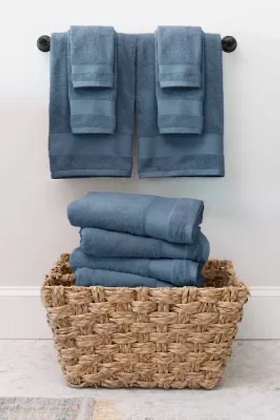 Towels 6-Pack 100% Cotton Bathroom Essentials