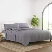 Becky Cameron Linen & Rayon from Bamboo Blend 4 Piece Sheet Set