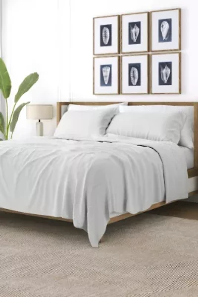 Sheet Set 4-Piece Patterned Microfiber Dots & Stripes Ultra Soft Bedding