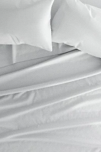 Sheet Set 4-Piece Patterned Microfiber Dots & Stripes Ultra Soft Bedding