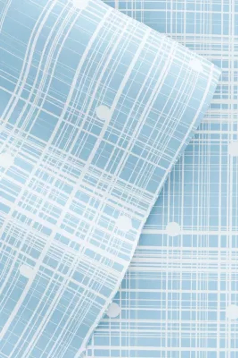 4-Piece Patterned Microfiber Dots and Stripes Ultra Soft Sheet Set