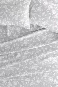 Sheet Set 4-Piece Patterned Microfiber Garden Farmhouse Ultra Soft Bedding