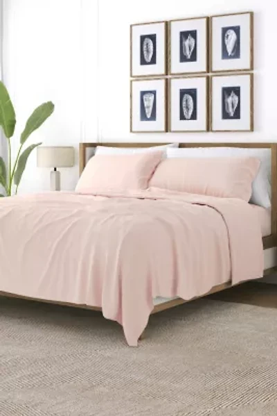 Sheet Set 4-Piece 100% Cotton Flannel Super Soft Bedding