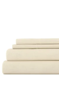 Sheet Set 4-Piece 100% Cotton Flannel Super Soft Bedding