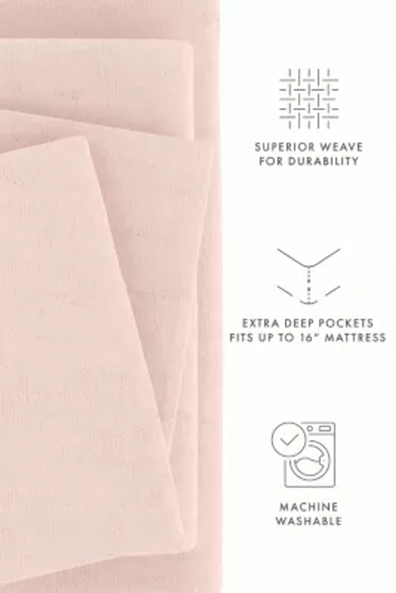 Sheet Set 4-Piece 100% Cotton Flannel Super Soft Bedding