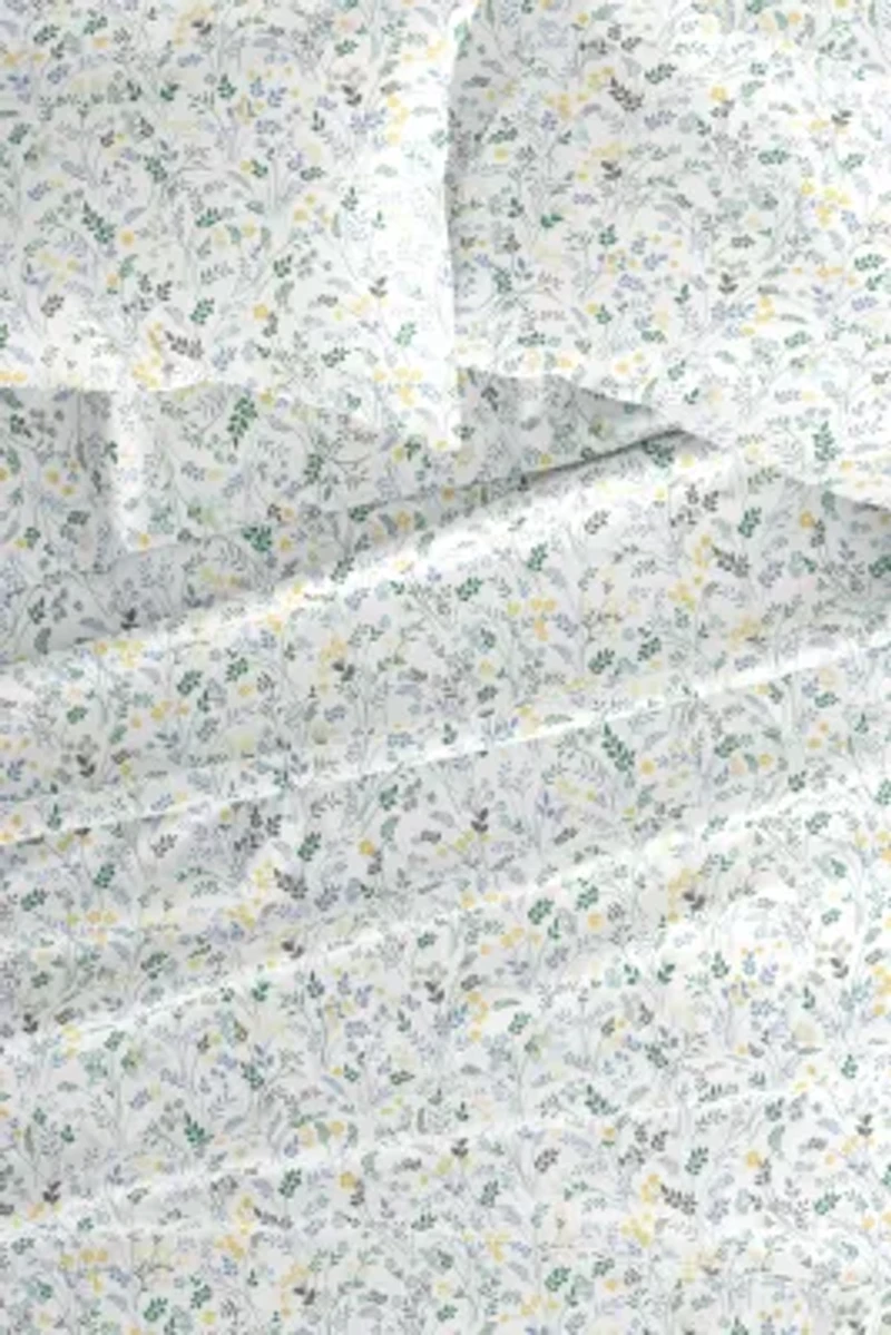 Sheet Set 3-Piece Patterned Microfiber Garden Farmhouse Ultra Soft Bedding