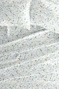 Sheet Set 3-Piece Patterned Microfiber Garden Farmhouse Ultra Soft Bedding