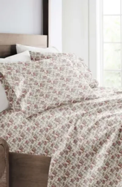 Sheet Set Patterned Microfiber Ultra Soft Bedding Blooming Floral
