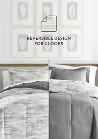 Bedding Bundle, Patterned Microfiber Comforter Set and Solid Sheet