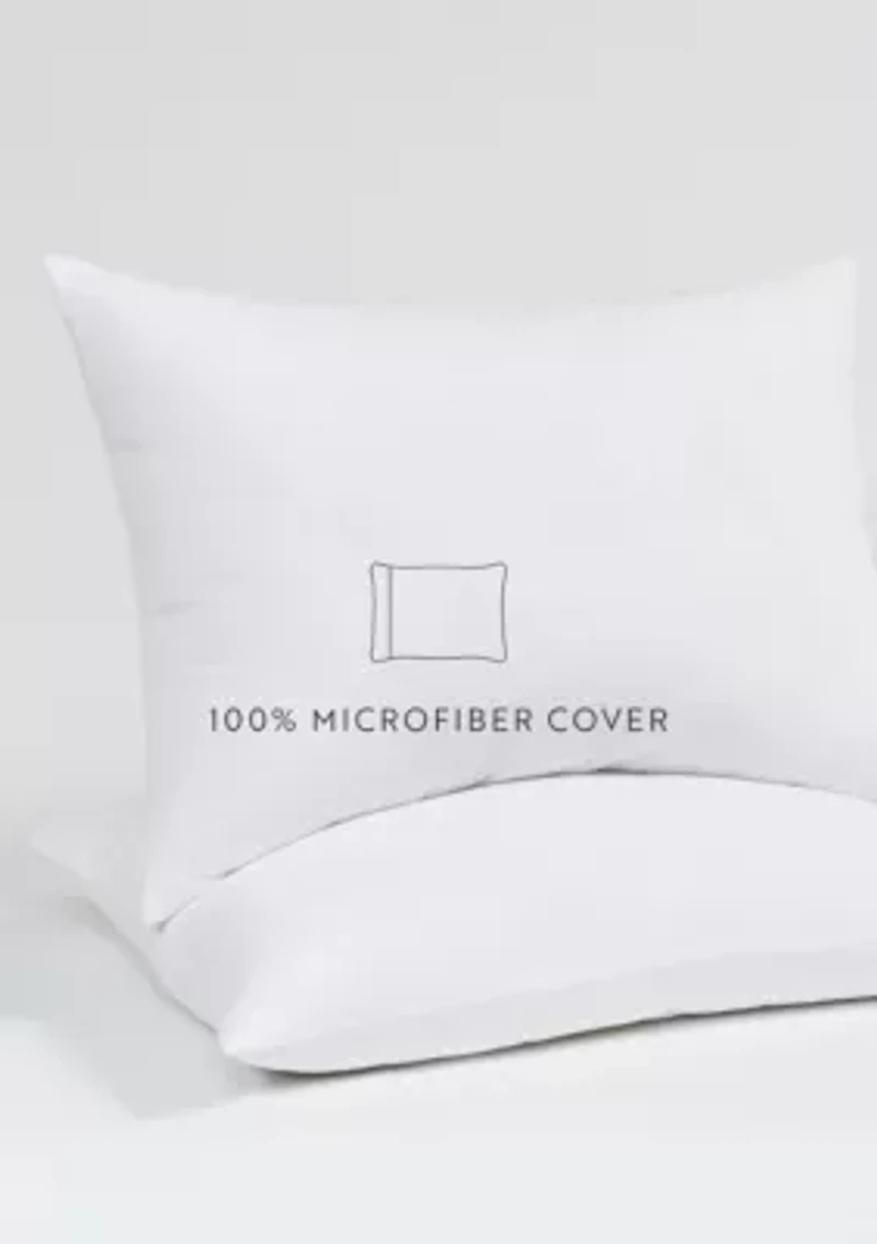 2-Pack Plush Bed Pillows Set
