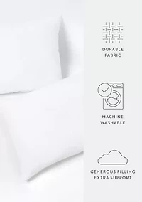 2-Pack Plush Bed Pillows Set