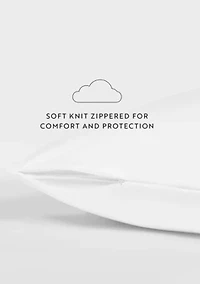 Pillow Protector - 100% Polyester Jersey Knit with Polyurethane Laminate