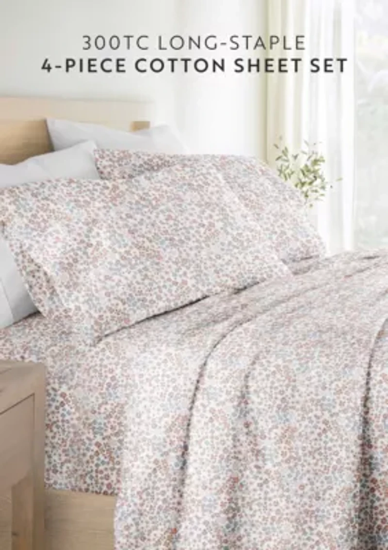 Ultra Soft Cotton Patterned Sheet Set