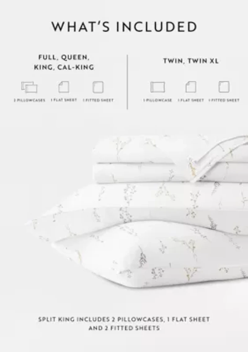 Ultra Soft Cotton Patterned Sheet Set