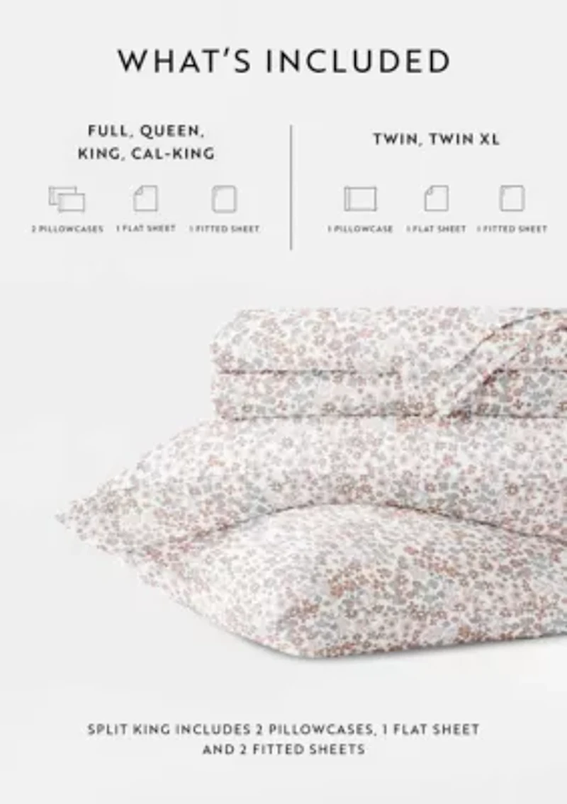 Ultra Soft Cotton Patterned Sheet Set