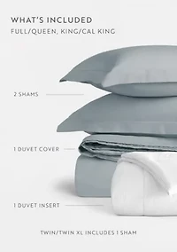 Ultra Soft 100% Cotton Comforter & Duvet Cover Bundle